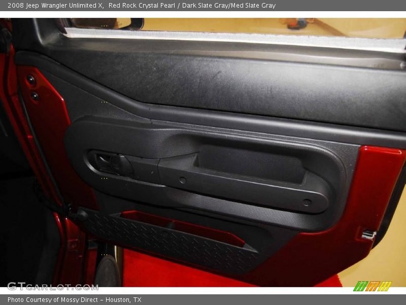 Red Rock Crystal Pearl / Dark Slate Gray/Med Slate Gray 2008 Jeep Wrangler Unlimited X
