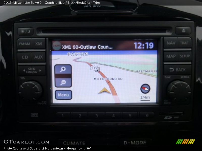 Navigation of 2013 Juke SL AWD