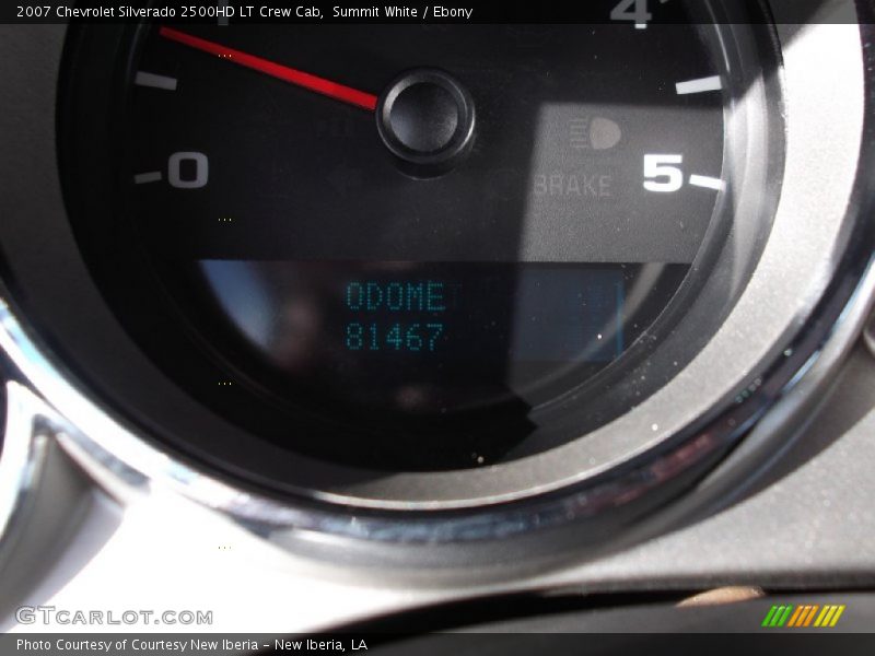Summit White / Ebony 2007 Chevrolet Silverado 2500HD LT Crew Cab