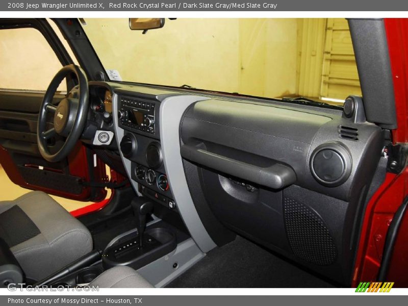 Red Rock Crystal Pearl / Dark Slate Gray/Med Slate Gray 2008 Jeep Wrangler Unlimited X