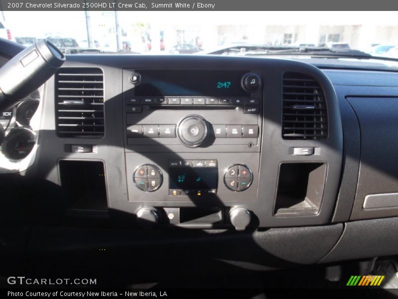 Summit White / Ebony 2007 Chevrolet Silverado 2500HD LT Crew Cab