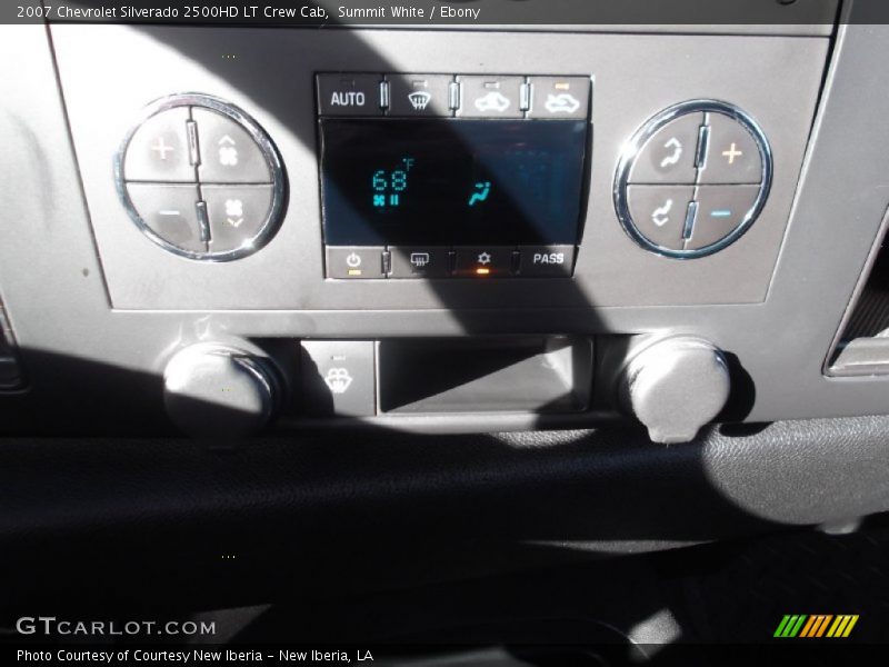 Summit White / Ebony 2007 Chevrolet Silverado 2500HD LT Crew Cab