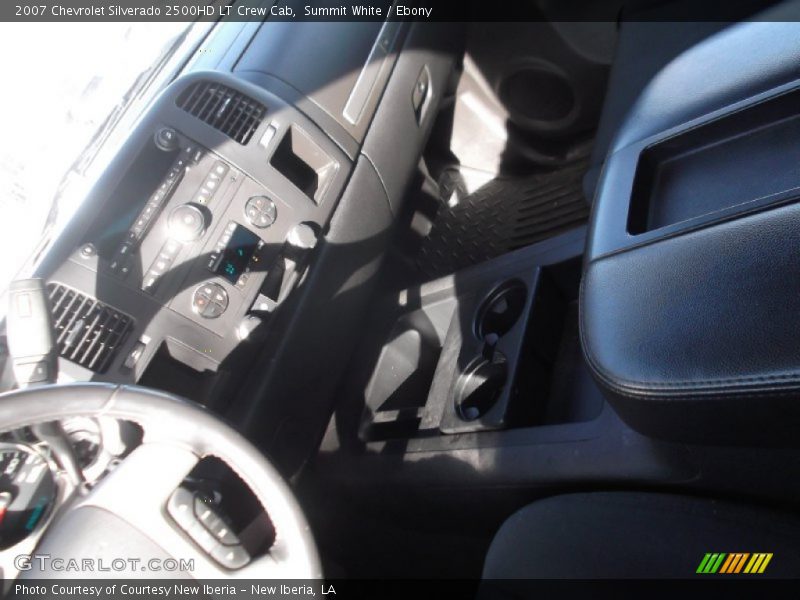 Summit White / Ebony 2007 Chevrolet Silverado 2500HD LT Crew Cab
