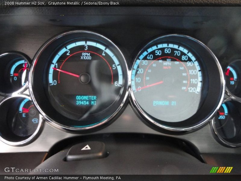 Graystone Metallic / Sedona/Ebony Black 2008 Hummer H2 SUV