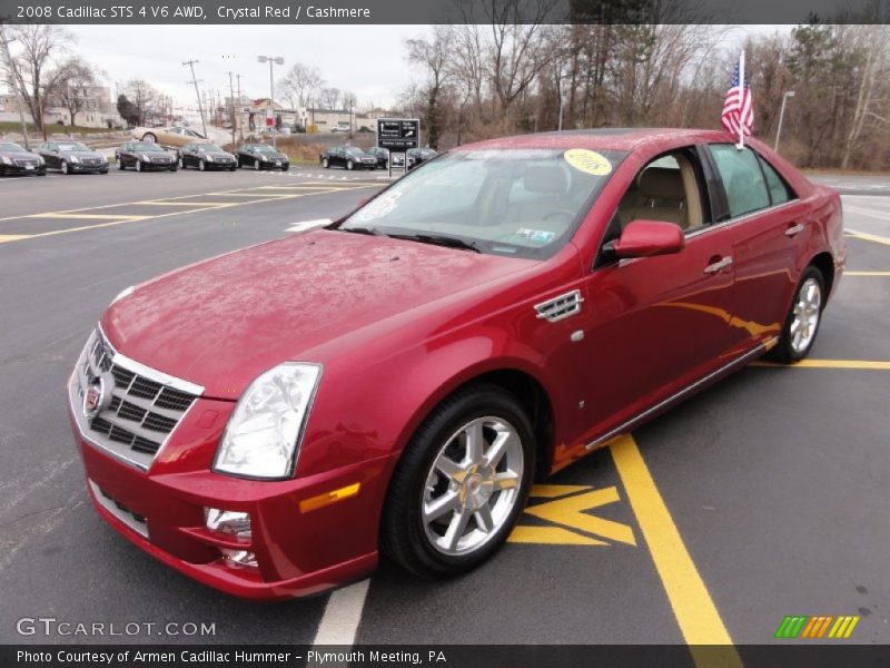 Crystal Red / Cashmere 2008 Cadillac STS 4 V6 AWD