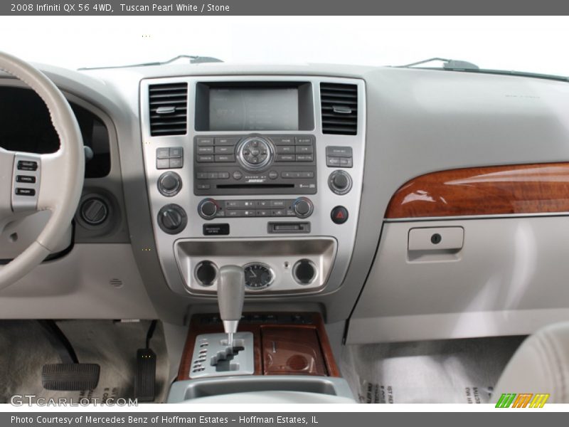 Tuscan Pearl White / Stone 2008 Infiniti QX 56 4WD