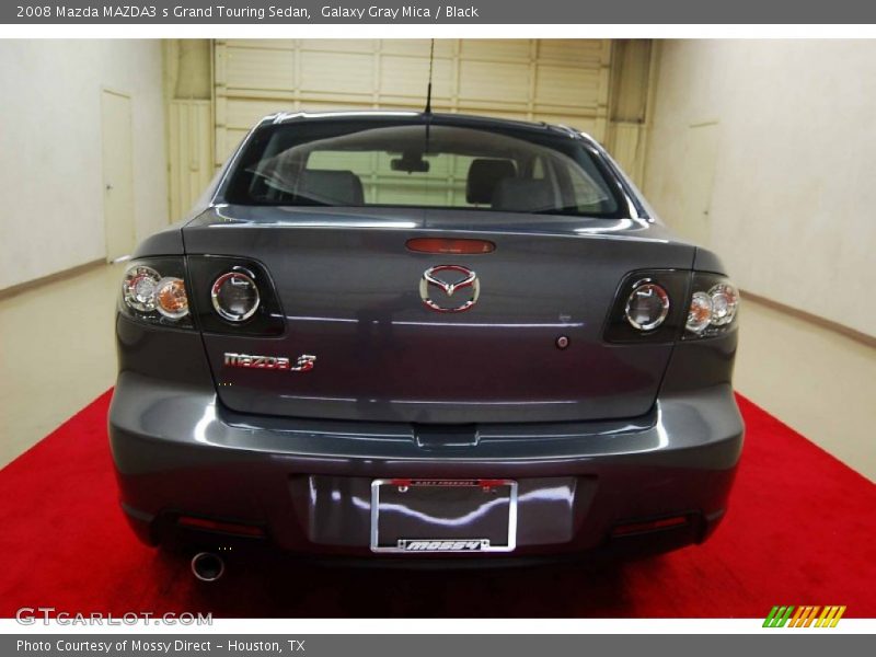 Galaxy Gray Mica / Black 2008 Mazda MAZDA3 s Grand Touring Sedan