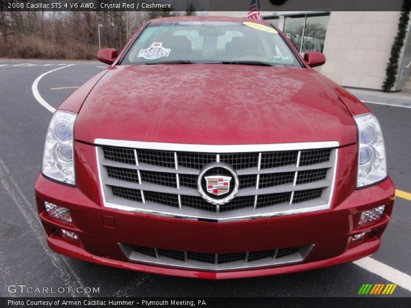 Crystal Red / Cashmere 2008 Cadillac STS 4 V6 AWD