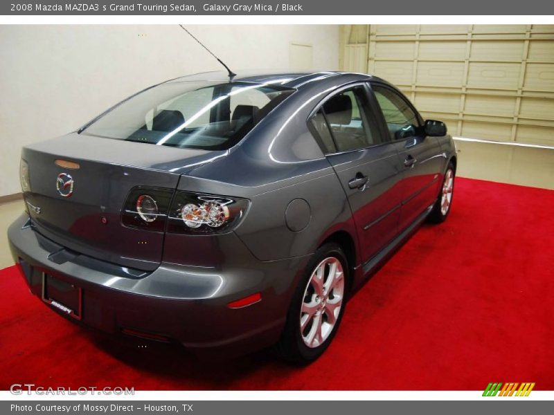 Galaxy Gray Mica / Black 2008 Mazda MAZDA3 s Grand Touring Sedan