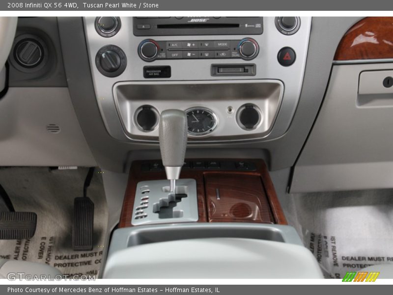 Tuscan Pearl White / Stone 2008 Infiniti QX 56 4WD