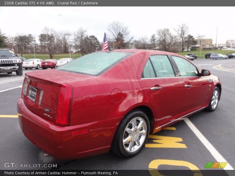 Crystal Red / Cashmere 2008 Cadillac STS 4 V6 AWD