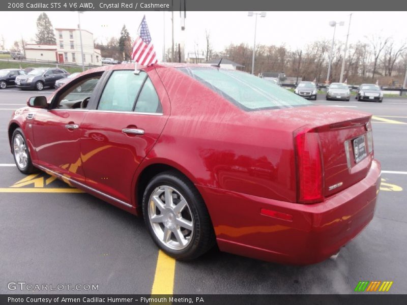 Crystal Red / Cashmere 2008 Cadillac STS 4 V6 AWD