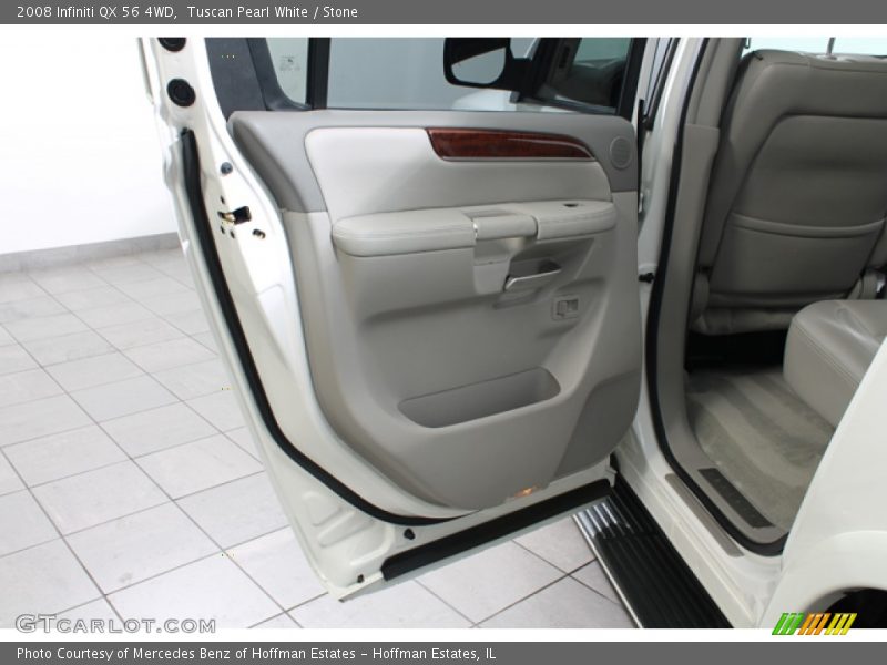 Tuscan Pearl White / Stone 2008 Infiniti QX 56 4WD