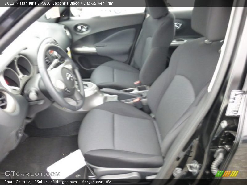 Sapphire Black / Black/Silver Trim 2013 Nissan Juke S AWD