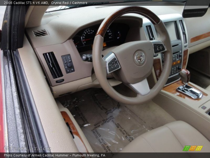 Crystal Red / Cashmere 2008 Cadillac STS 4 V6 AWD