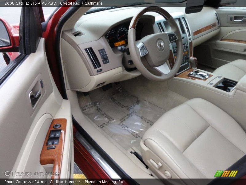 Crystal Red / Cashmere 2008 Cadillac STS 4 V6 AWD