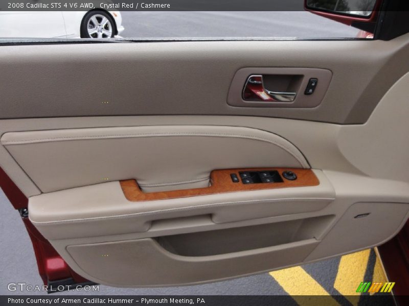 Crystal Red / Cashmere 2008 Cadillac STS 4 V6 AWD