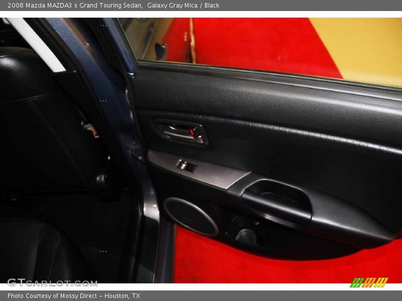 Galaxy Gray Mica / Black 2008 Mazda MAZDA3 s Grand Touring Sedan