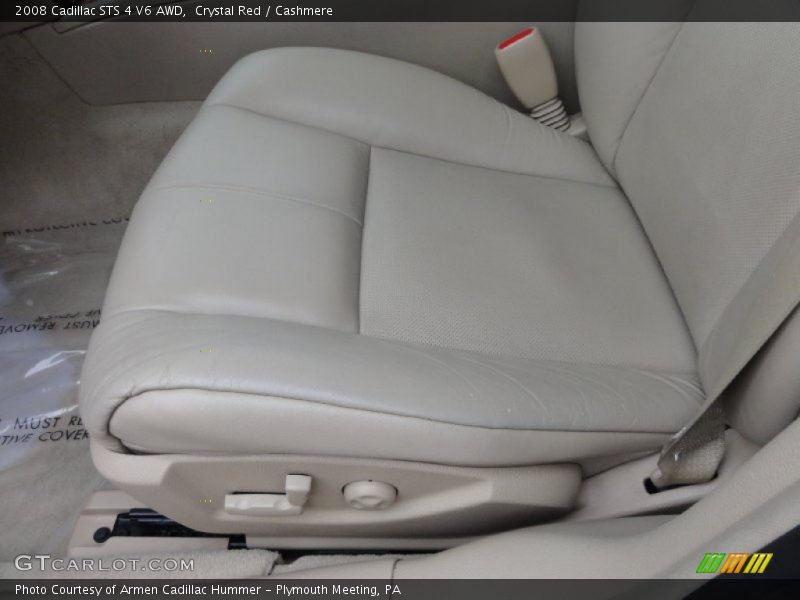 Crystal Red / Cashmere 2008 Cadillac STS 4 V6 AWD