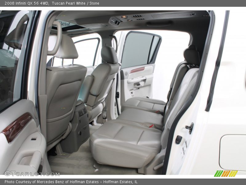 Tuscan Pearl White / Stone 2008 Infiniti QX 56 4WD
