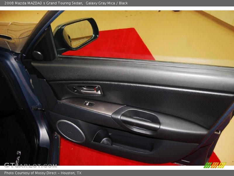 Galaxy Gray Mica / Black 2008 Mazda MAZDA3 s Grand Touring Sedan