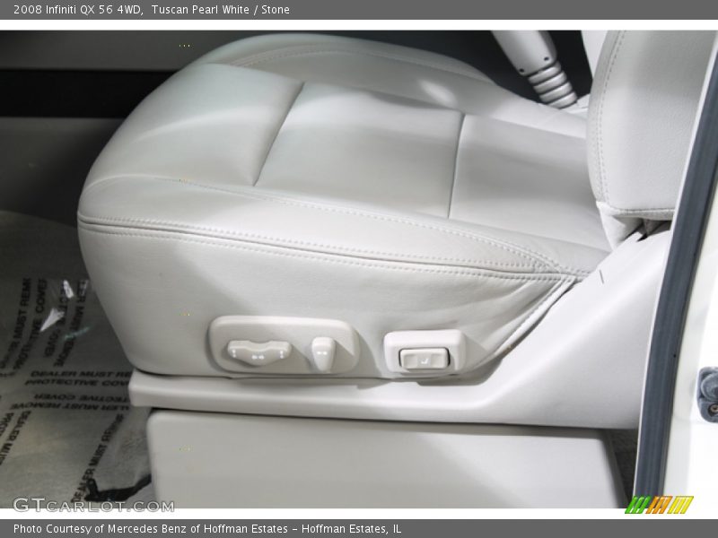 Tuscan Pearl White / Stone 2008 Infiniti QX 56 4WD
