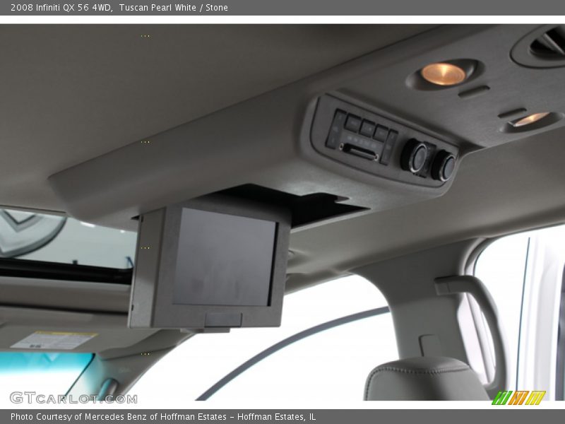 Tuscan Pearl White / Stone 2008 Infiniti QX 56 4WD