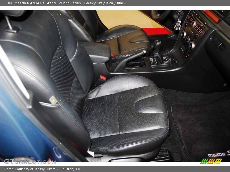Galaxy Gray Mica / Black 2008 Mazda MAZDA3 s Grand Touring Sedan