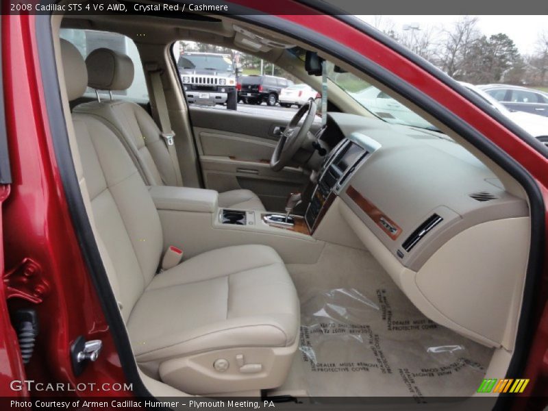 Crystal Red / Cashmere 2008 Cadillac STS 4 V6 AWD