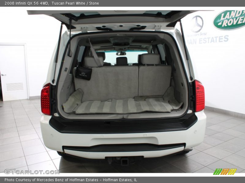 Tuscan Pearl White / Stone 2008 Infiniti QX 56 4WD