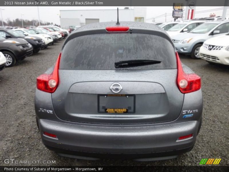 Gun Metallic / Black/Silver Trim 2013 Nissan Juke SV AWD