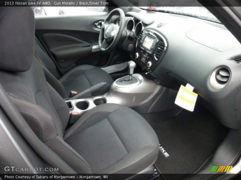 Gun Metallic / Black/Silver Trim 2013 Nissan Juke SV AWD