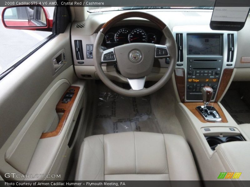 Crystal Red / Cashmere 2008 Cadillac STS 4 V6 AWD