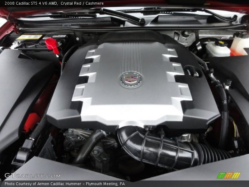 Crystal Red / Cashmere 2008 Cadillac STS 4 V6 AWD