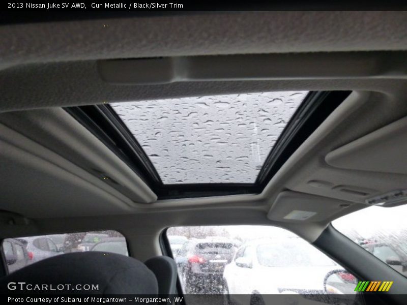 Gun Metallic / Black/Silver Trim 2013 Nissan Juke SV AWD