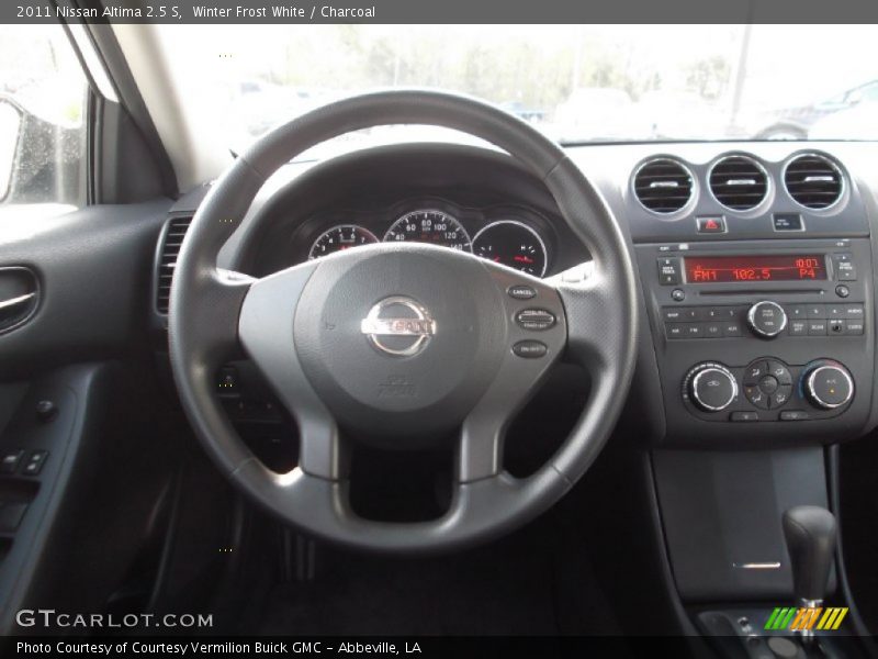 Winter Frost White / Charcoal 2011 Nissan Altima 2.5 S