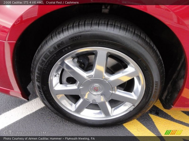 Crystal Red / Cashmere 2008 Cadillac STS 4 V6 AWD