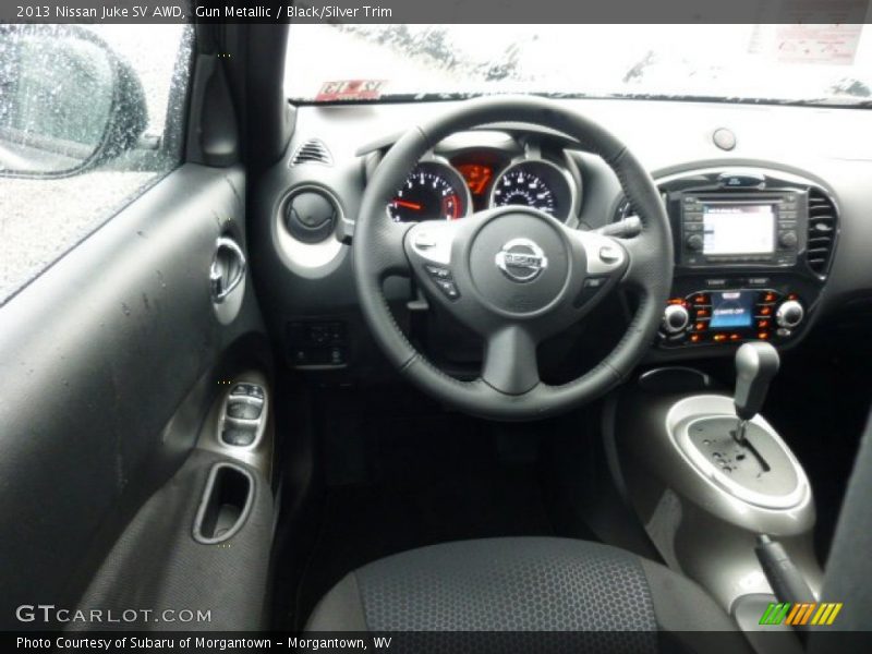 Gun Metallic / Black/Silver Trim 2013 Nissan Juke SV AWD