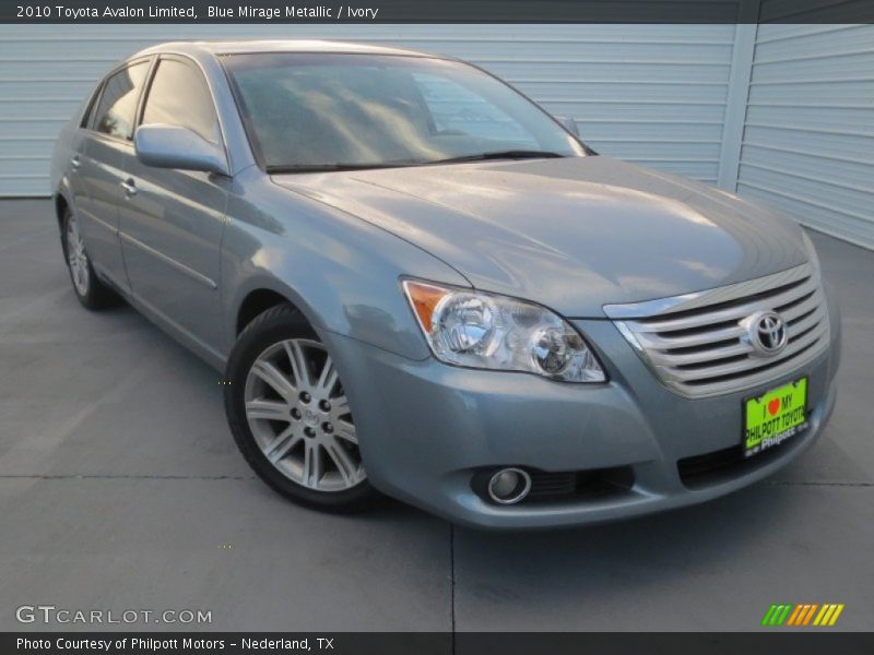 Blue Mirage Metallic / Ivory 2010 Toyota Avalon Limited