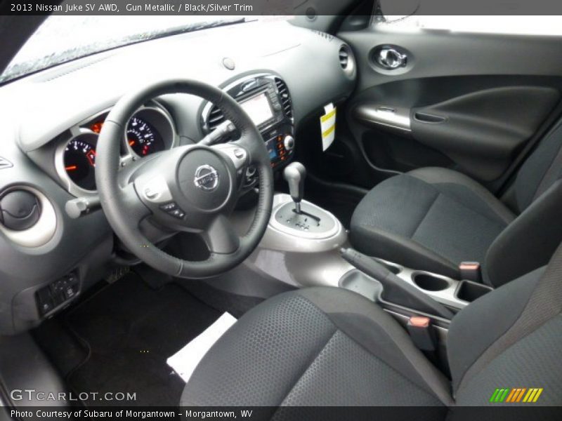 Black/Silver Trim Interior - 2013 Juke SV AWD 