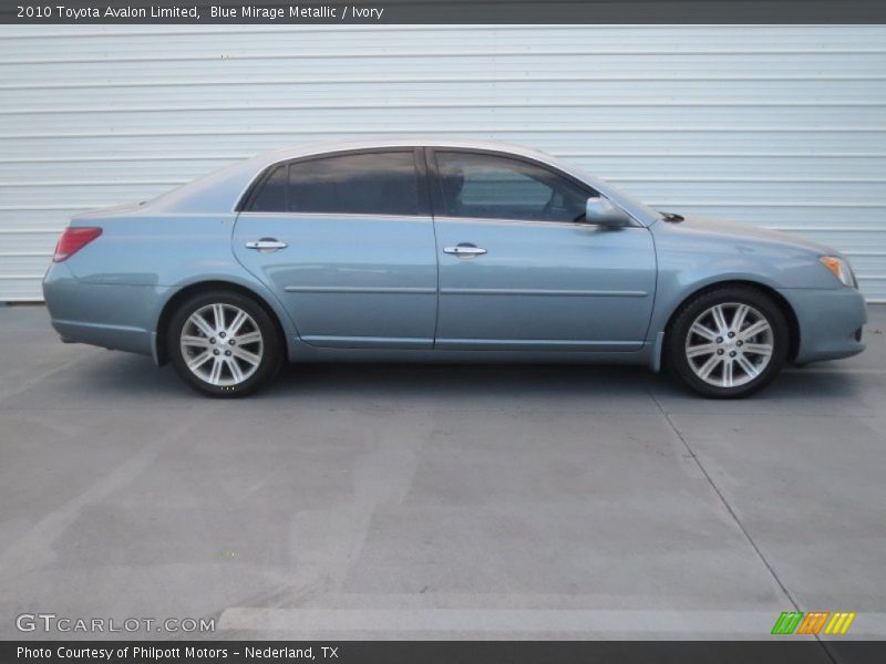 Blue Mirage Metallic / Ivory 2010 Toyota Avalon Limited
