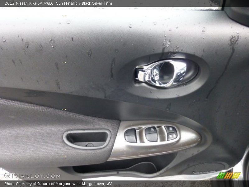 Gun Metallic / Black/Silver Trim 2013 Nissan Juke SV AWD