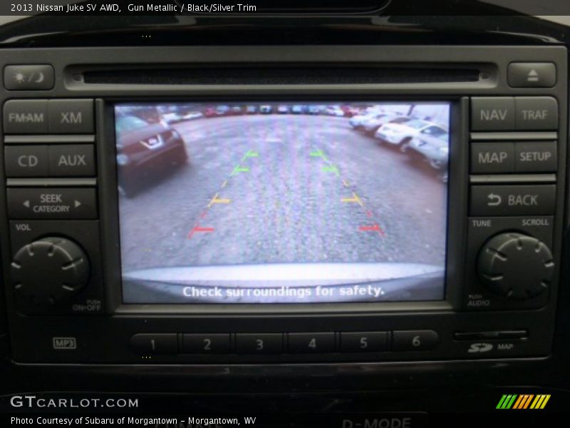 Gun Metallic / Black/Silver Trim 2013 Nissan Juke SV AWD