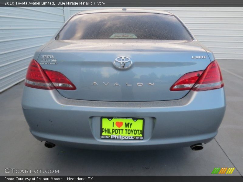 Blue Mirage Metallic / Ivory 2010 Toyota Avalon Limited