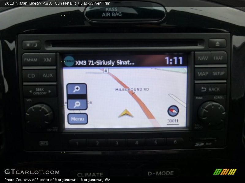 Navigation of 2013 Juke SV AWD