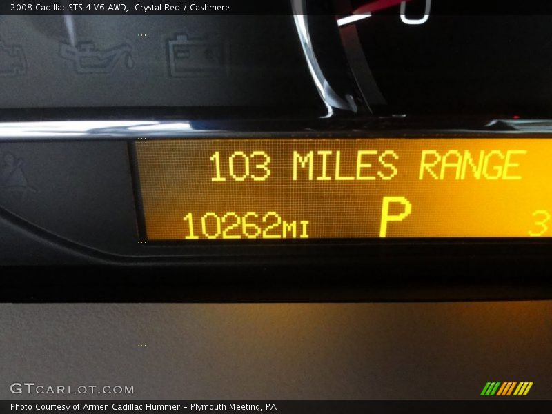 Crystal Red / Cashmere 2008 Cadillac STS 4 V6 AWD