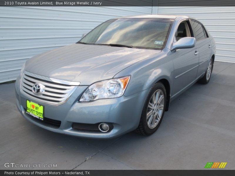 Blue Mirage Metallic / Ivory 2010 Toyota Avalon Limited
