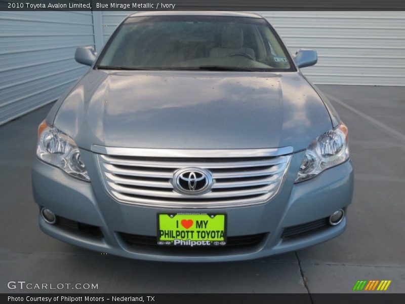 Blue Mirage Metallic / Ivory 2010 Toyota Avalon Limited