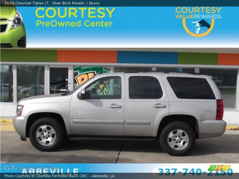Silver Birch Metallic / Ebony 2009 Chevrolet Tahoe LT