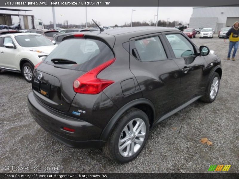 Metallic Bronze / Black/Silver Trim 2013 Nissan Juke S AWD